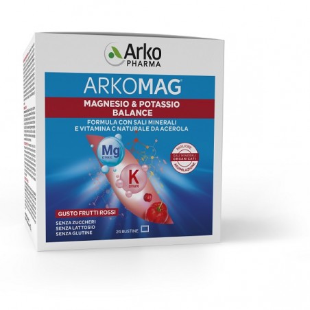 Arkopharma Arkomag Magnesio & Potassio Balance 24 Bustine