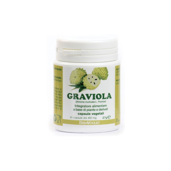 Erbavoglio Graviola 60 Capsule Pilloliera 27 G