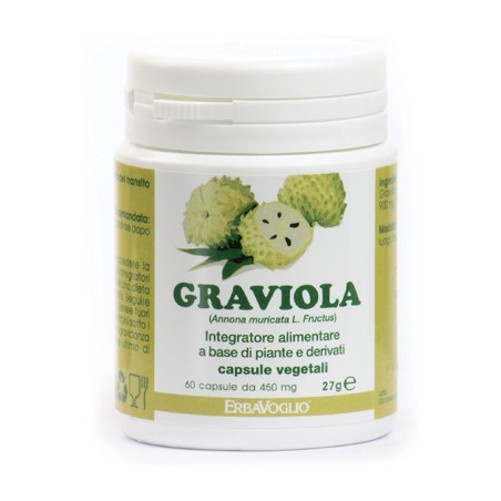 Erbavoglio Graviola 60 Capsule Pilloliera 27 G
