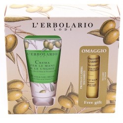 L'Erbolario Cofanetto Regalo con Crema Mani & Unghie 75 ml e Balsamo Proteggilabbra
