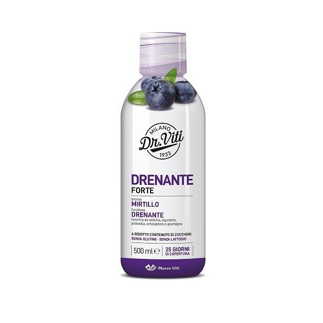 Marco Viti Dr Viti Drenante Forte Mirtillo 500 Ml Senza Zuccheri