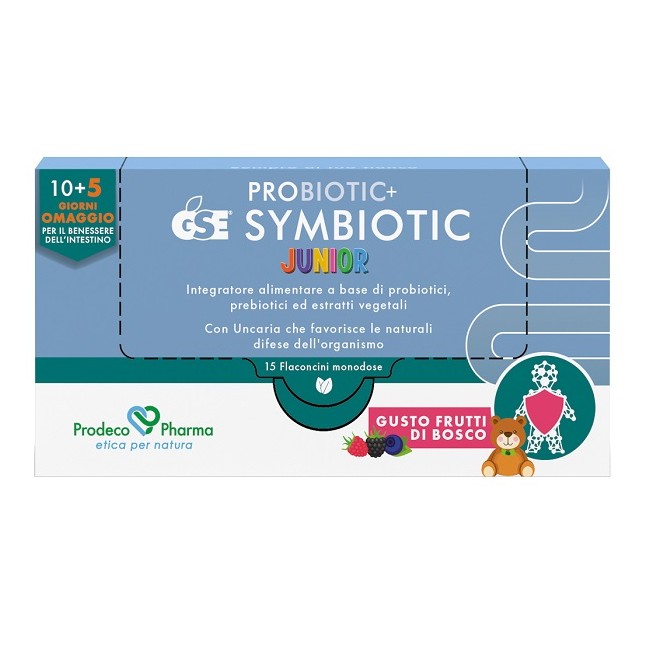 Prodeco Pharma Probiotic+ Gse Symbiotic Junior 15 Flaconcini