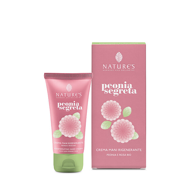 Nature's Crema Mani Rigenerante e Nutriente Peonia Segreta 50 ml Nature's Crema Mani Rigenerante e Nutriente Peonia Segreta 50 ml