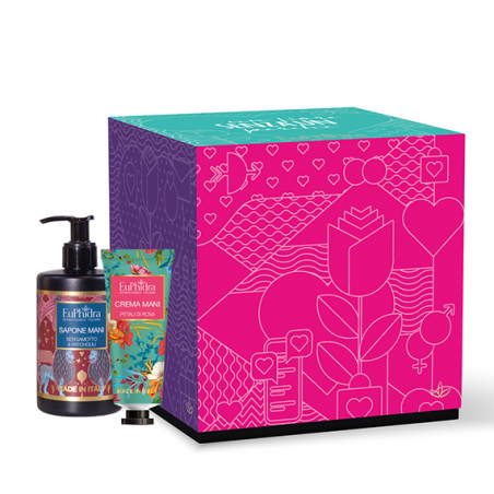Euphidra Un Fiore Senza un Perche' Cofanetto Regalo con Sapone Mani 200 ml + Crema Mani 50 ml Novità 2025