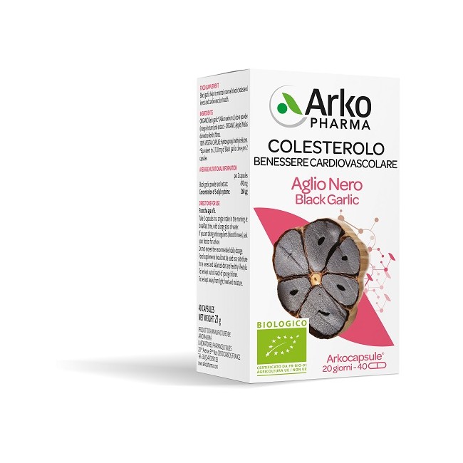 Arkopharma Arkocapsule Aglio Nero Bio 40 Capsule
