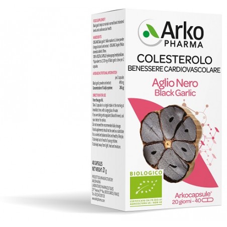 Arkopharma Arkocapsule Aglio Nero Bio 40 Capsule