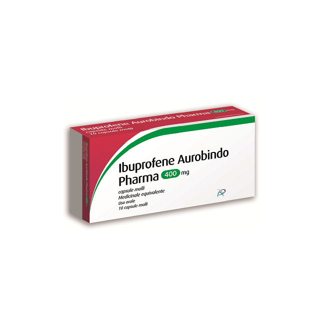 Ibuprofene Aurobindo Pharma 400 Mg Capsule Molli Medicinale Equivalente