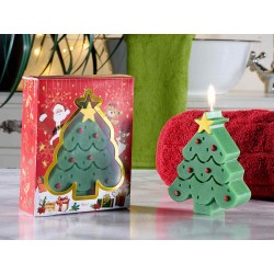 Candela Albero di Natale Profumata alla Vaniglia