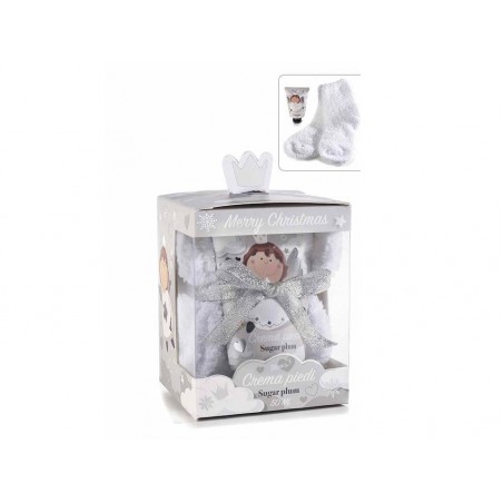 Idea Regalo con Morbidi Calzini e Crema Piedi Zucchero Filato 50 ml