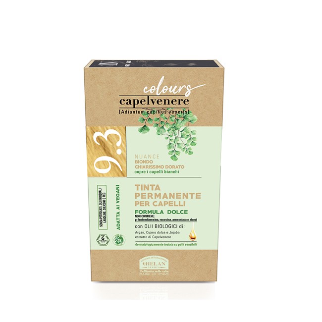 Helan Capelvenere Colours Tinta Capelli 9,3n Biondo Chiarissimo Dorato