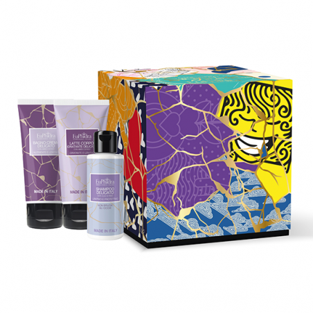 Euphidra Che Tutti i Tuoi Sogni Si Avverino Cofanetto Regalo con Bagno Crema 100 ml + Shampoo 100 ml + Latte Corpo 100 ml