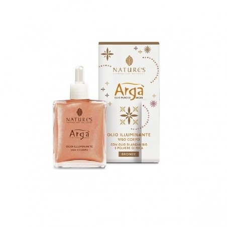 Nature's Arga' Olio Illuminante Bronze Viso e Corpo 30 ml Nature's Arga' Olio Illuminante Bronze Viso e Corpo 30 ml