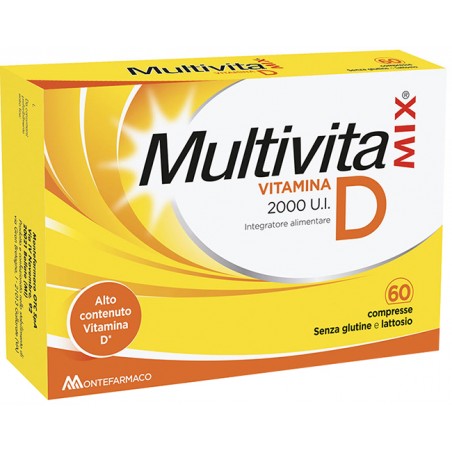 Montefarmaco Multivitamix Vitamina D 2000 Ui 60 Compresse