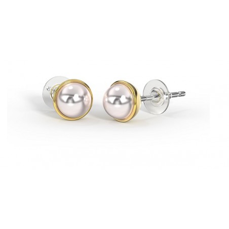 Sanico Bjt405 Orecchini Perla Swarovski 5mm Gold Plated