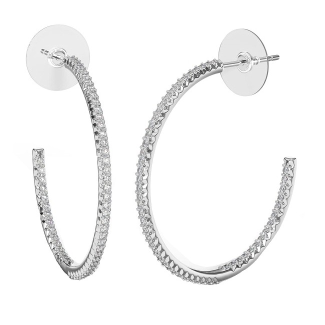 Sanico Bjt409 Orecchini Lioria 32mm Stainless Steel