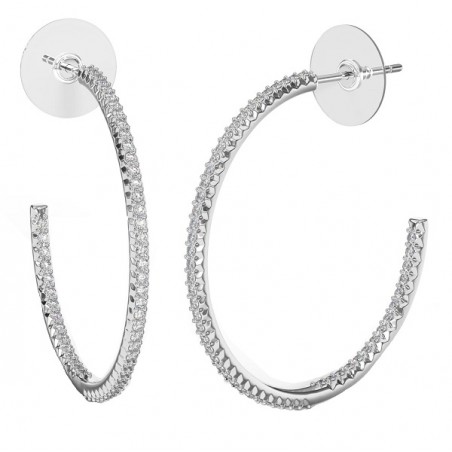 Sanico Bjt409 Orecchini Lioria 32mm Stainless Steel