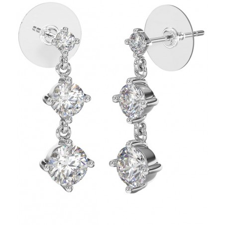 Sanico Bjt421 Orecchini 3cryst 24mm Stainless Steel