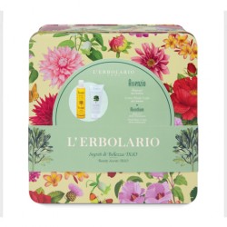 L'Erbolario Assenzio Segreti di Bellezza Duo con Crema Corpo 200 ml + Bagnogel 200 ml Confezione in Latta