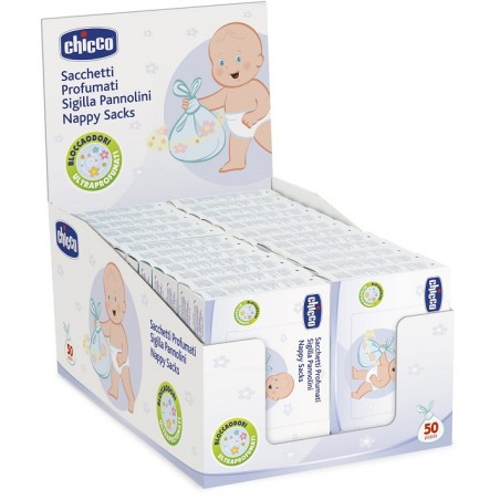 Chicco Sacchetti Profumati Pannolini 50 Pezzi