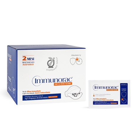 Immunorac Integratore di Papaya Fermentata 60 Bustine - Biodue Fitopreparatori