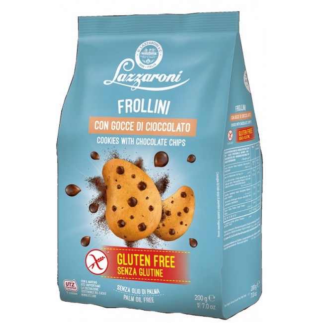 Lazzaroni Frollini Gocce Cioccolato 200 G