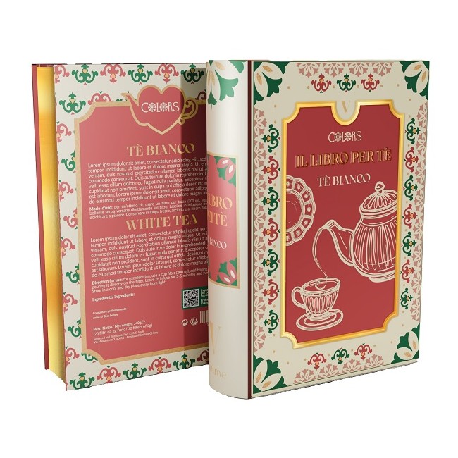 Colors Il Libro Per Te' Vol 5 Scatola in Latta Te' Bianco