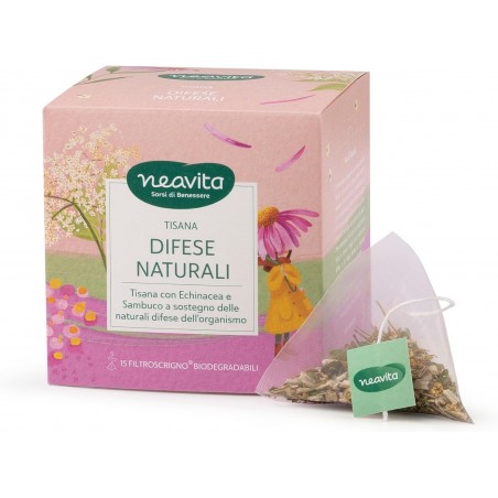Neavita Tisana Difese Naturali con Echinacea e Sambuco 15 Filtri