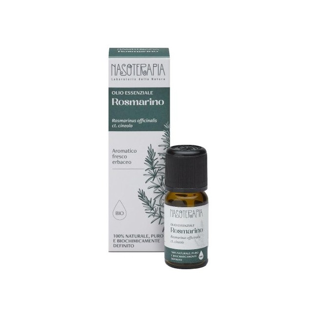 Nasoterapia Olio Essenziale Rosmarino Bio Rosmarinus Officinalis Parti Aeree 10 ml
