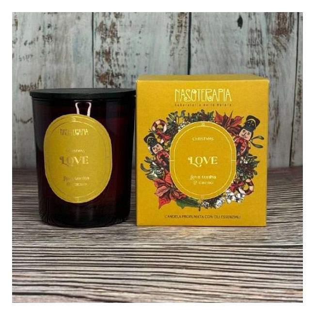 Nasoterapia Candela Christmas Love Profumo Fava Tonka e Cacao