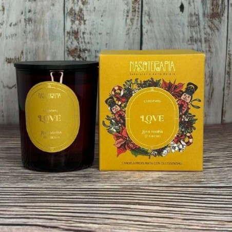 Nasoterapia Candela Christmas Love Profumo Fava Tonka e Cacao