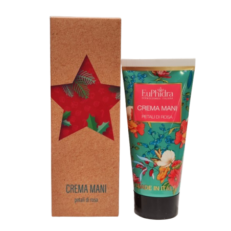 OMAGGIO NATALE - Euphidra Crema Mani Profumata Petali di Ros