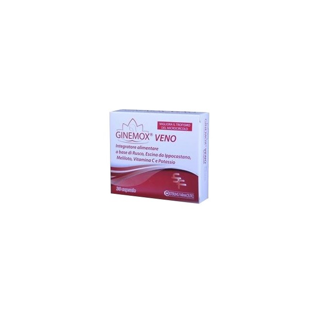 Sterling Farmaceutici Ginemox Veno 30 Capsule