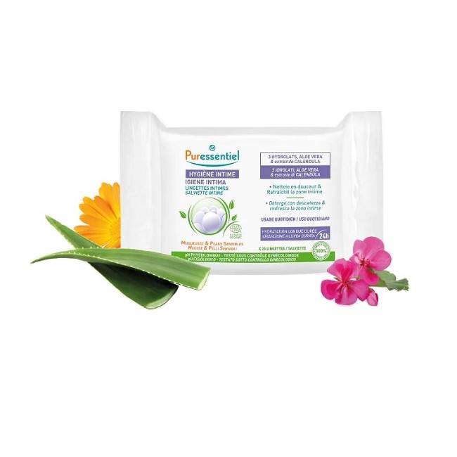 Puressentiel Igiene Intima Salviette 25 Pezzi