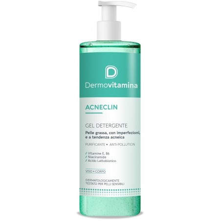 Pasquali Dermovitamina Acneclin Gel Detergente 400 Ml