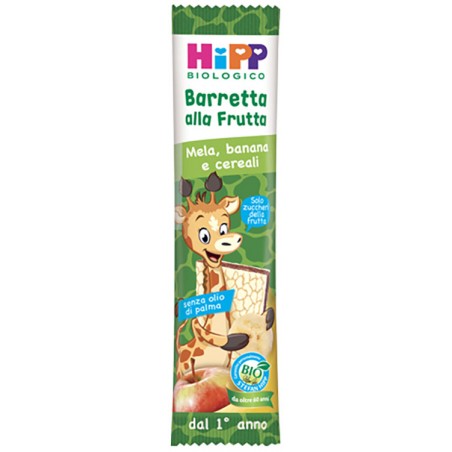 Hipp Bio Barretta Alla Frutta Mela/banana/cereali 23 G