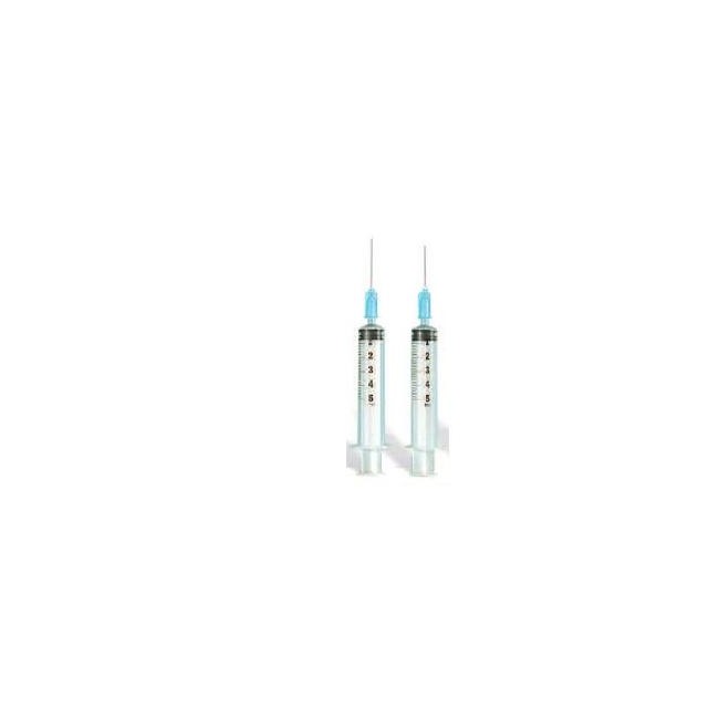 Safety Siringa 5 Ml Ago Gauge 23 Numero 14 Cono Centrale 1 Pezzo