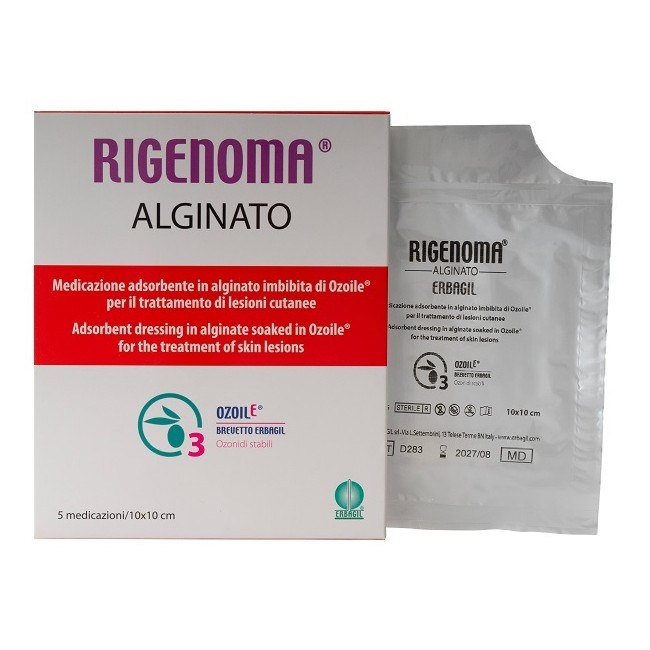 Erbagil Rigenoma Alginato 5 Pezzi