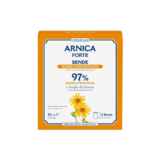 Arnica Forte Bende 97% Super Concentrate Erboristeria Magentina 2 Bende
