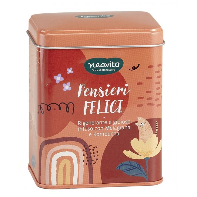 Neavita Tisana Pensieri Felici in Barattolino di Latta 10 Filtri Neavita Tisana Pensieri Felici in Barattolino di Latta 10 Filtri