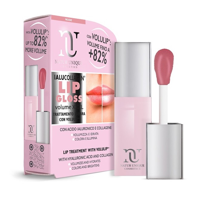 Natur Unique Ialucollagen Lip Gloss Volume XXXL Colore Nude 8 ml