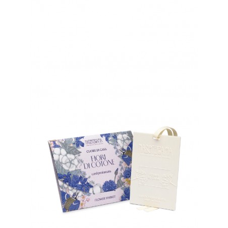 Nasoterapia Cuore di Casa Card Profumata per Cassetti e Armadi Fiori di Cotone