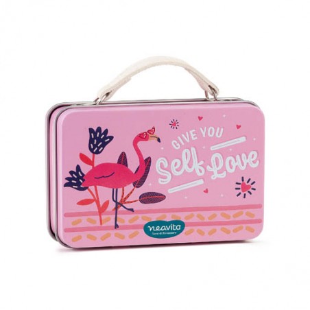 Neavita Valigetta Rosa Fenicottero Pensieri Belli con Infuso Fragole Champagne 4 Filtri Neavita Valigetta Rosa Fenicottero Pensieri Belli con Infuso Fragole Champagne 4 Filtri