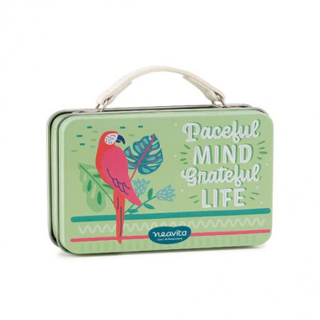 Neavita Valigetta Verde Pappagallo Pensieri Belli con Infuso Pensieri Felici 4 Filtri Neavita Valigetta Verde Pappagallo Pensieri Belli con Infuso Pensieri Felici 4 Filtri