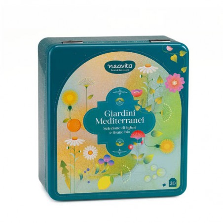 Neavita Giardini Mediterranei Cofanetto in Latta con 20 Filtri Biologici Assortiti Neavita Giardini Mediterranei Cofanetto in Latta con 20 Filtri Biologici Assortiti