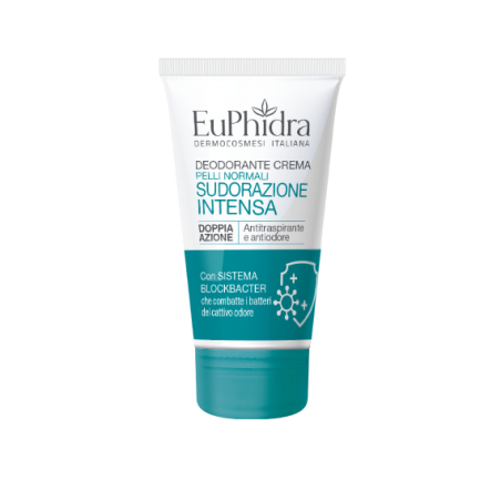 Zeta Farmaceutici Euphidra Deodorante Crema Pelli Normali Sudorazione Intensa 40 Ml