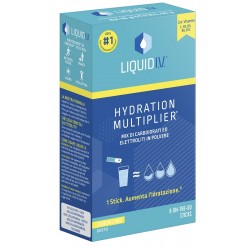 Liquid IV Hydration Multiplier Lemon Lime Integratore per migliorare l'Idratazione 6 Sticks
