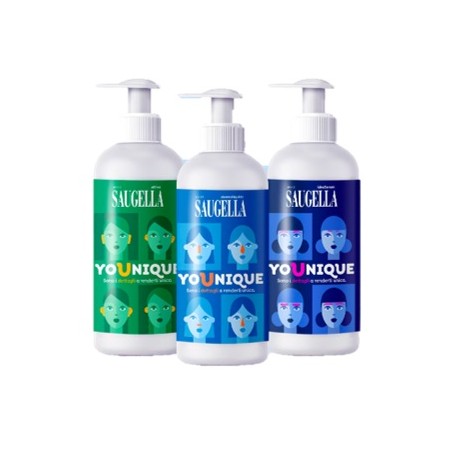 Meda Pharma Saugella Younique Bundle 1 Dermoliquido 200 Ml + 1 Attiva 200 Ml + 1 Idraserum 200 Ml