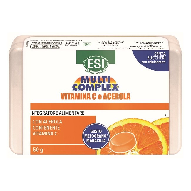 Esi Multicomplex Vitamina C E Acerola Caramelle 50 G