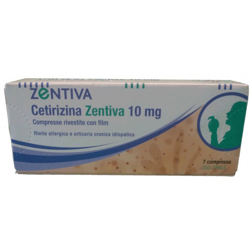 Zentiva Italia Cetirizina Zentiva 10 Mg Compresse Rivestite Con Filmmedicinale Equivalente