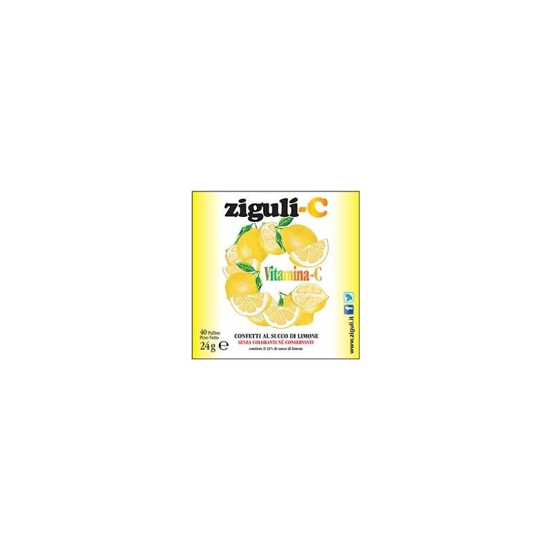 Falqui Prodotti Farmac. Ziguli C Limone 40 Confetti 24 G